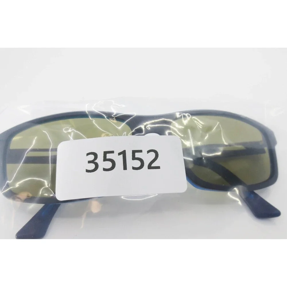 Shaquille O'Neal Signature Zyloware 172 Black Blue Rectangular Eyeglasses Frames